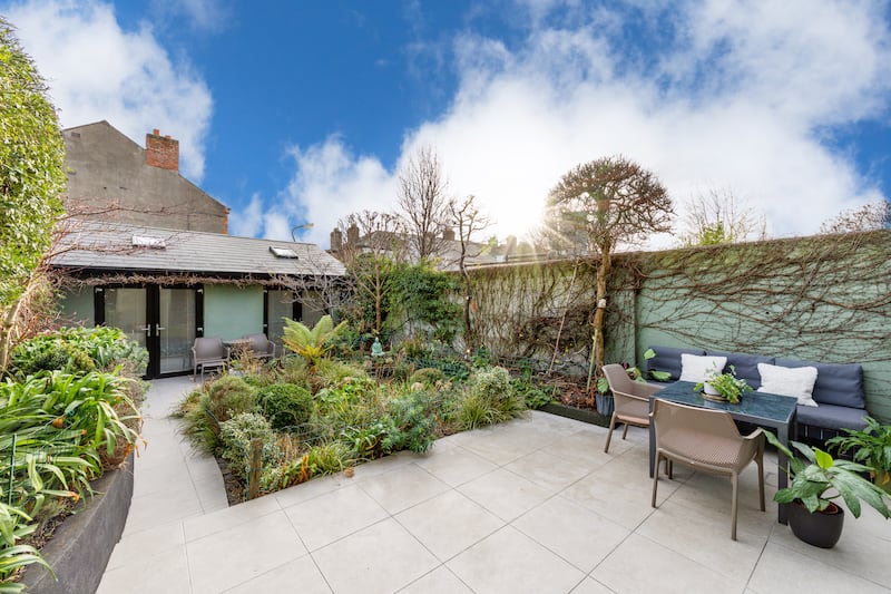 Back garden and studio