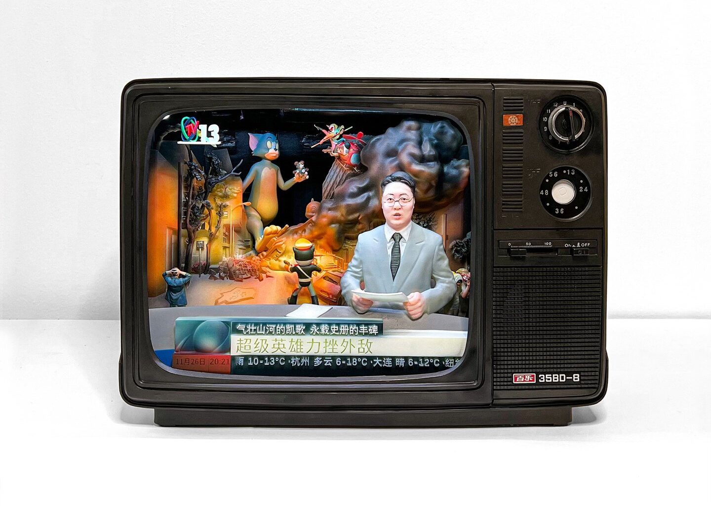 Jiannan Wu’s intricate sculptures are theatrical renditions of pop culture and collective memory