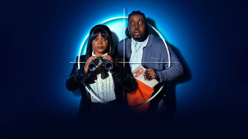 Black Ops Series 2.Dom (Gbemisola Ikumelo) and Kay (Hammed Animashaun). Photograph: BBC/James Stack 