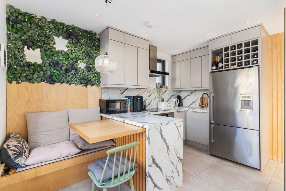 The kitchen of San Antonio, 7 St Fintan’s Villas, Blackrock, Co Dublin