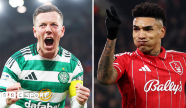 Split picture of Callum McGregor and Igor Jesus