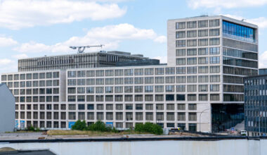 The Cité de la sécurité sociale building in Luxembourg City, a central hub for welfare services