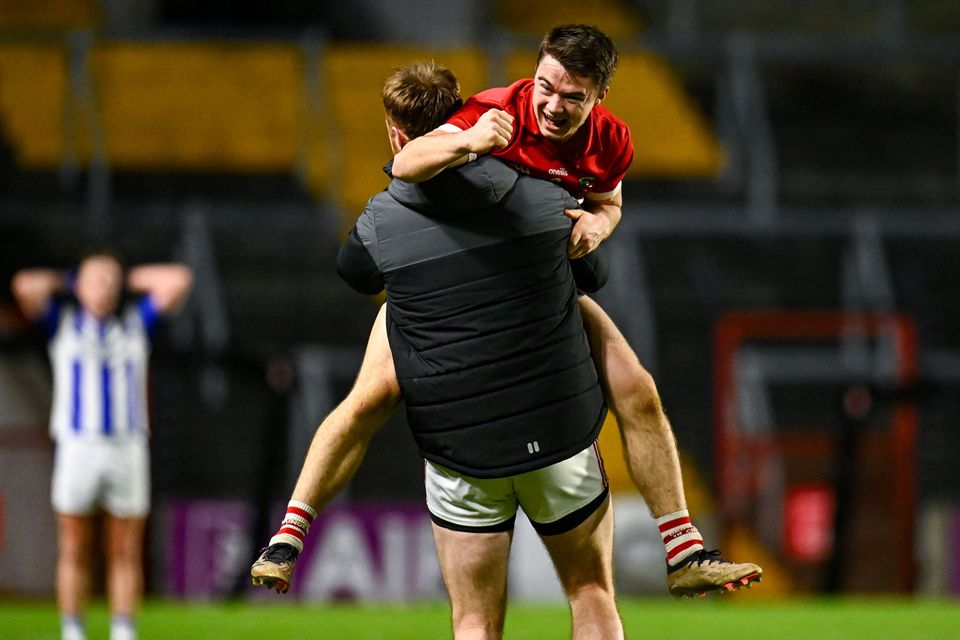 onor Flannery of Dingle celebrates after his side's victory in the AIB GAA Football All-Ireland Senior Club Championship semi-final Photo by Piaras Ó Mídheach/Sportsfile