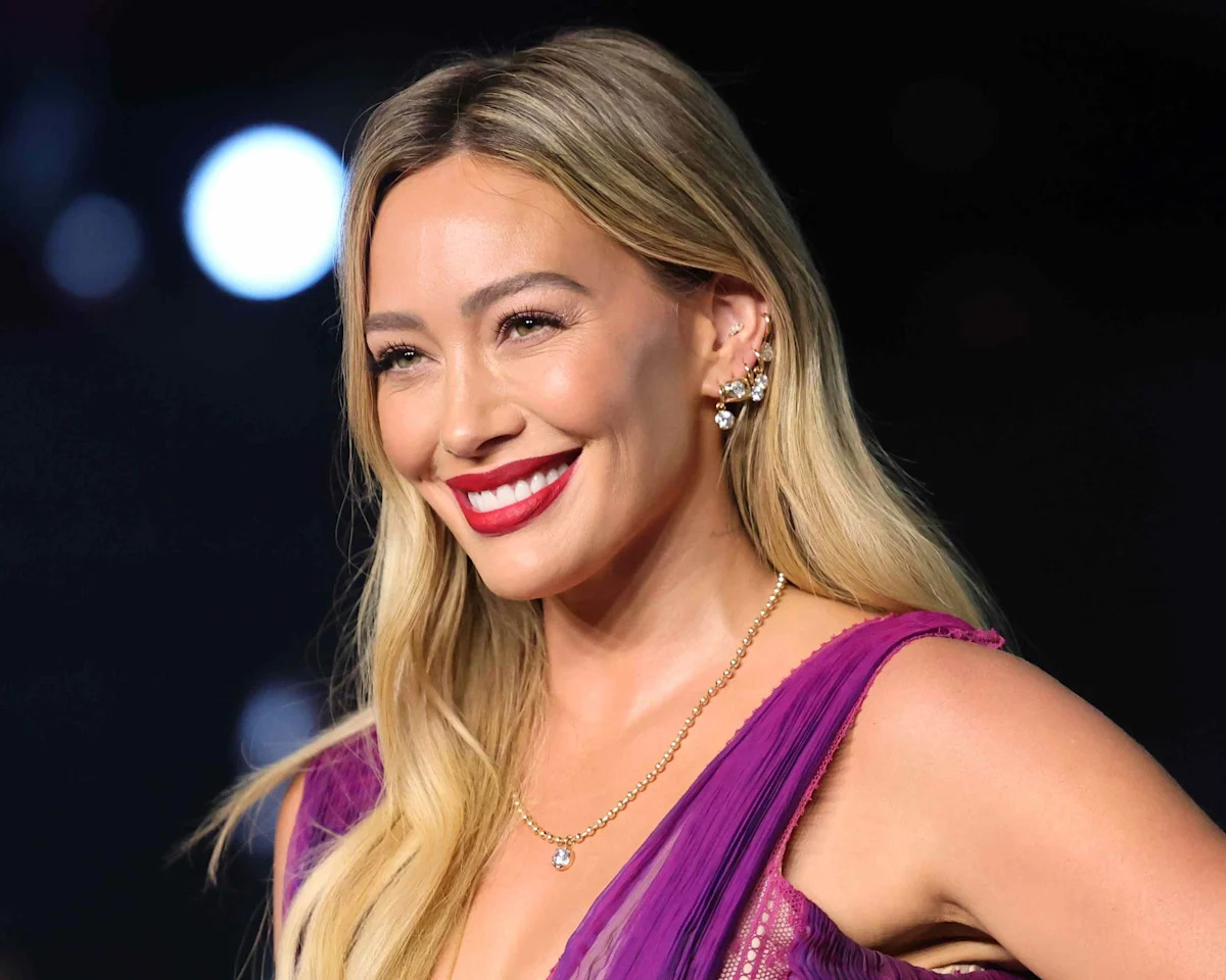 Hilary Duff Dances in the Rain in a Soaking Wet, Totally Sheer Butter Yellow Dress