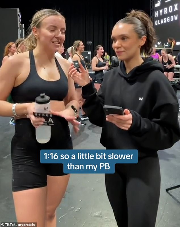 Hyrox has attracted a slew of famous faces, including Molly Mae Hague's sister, Zoe (pictured left)