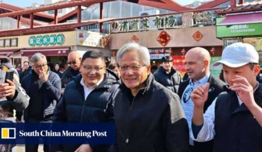 Nvidia CEO tours Shanghai amid fresh signs of China thaw
