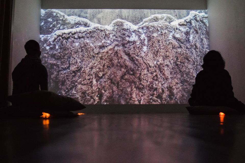 Urchin Chandelier at Customs House Gallery, Westport. Photo: Jane Cassidy
