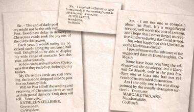 An Post apologises for late Christmas cards – The Irish Times