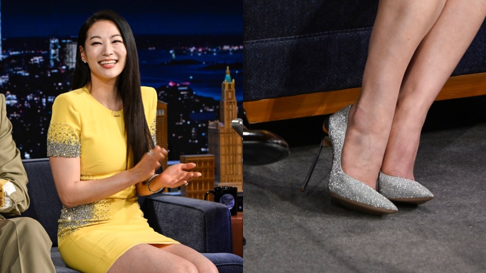 Arden Cho during an interview on 'The Tonight Show Starring Jimmy Fallon' on Monday, Jan. 12, 2026.
