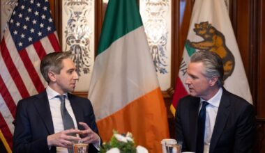 Simon Harris has ‘warm and constructive’ meeting with Gavin Newsom – The Irish Times