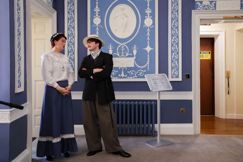 Actor Seán McDermott at the Bloomsday breakfast at Belvedere College in Dublin last year. Photo: Dan Dennison.