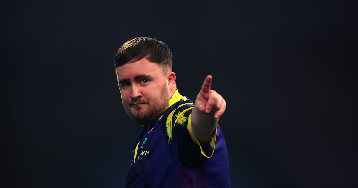 Luke Littler hails crowd after cruising into last four of World Darts Championship – The Irish Times