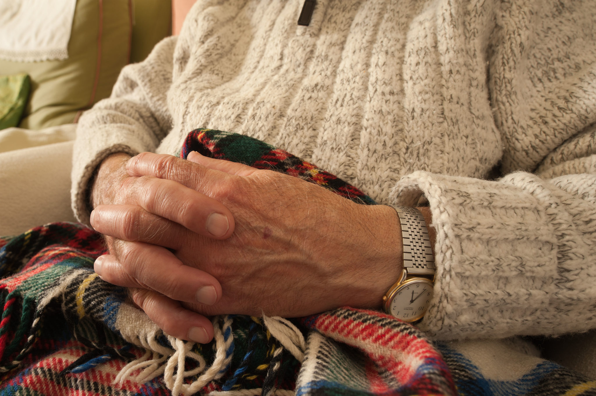 Fuel poverty affecting old-aged pensioner. Image: Yon Marsh / Alamy Stock Photo