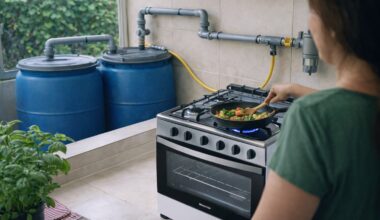 Stop buying gas cylinders, get free cooking gas all year round at home using two blue kegs and PVC pipes.