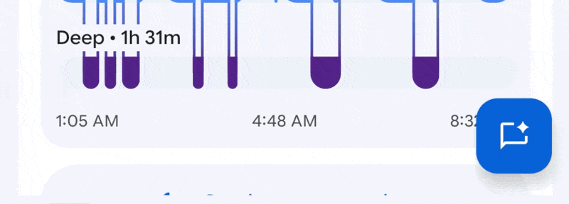 Fitbit pull-to-refresh animation
