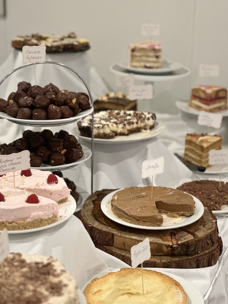 The dessert table at the Royal Hotel, Cookstown, Co Tyrone