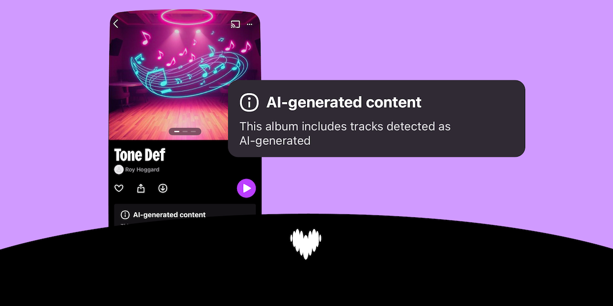 Deezer makes it easier for rival platforms to take a stance against AI-generated music