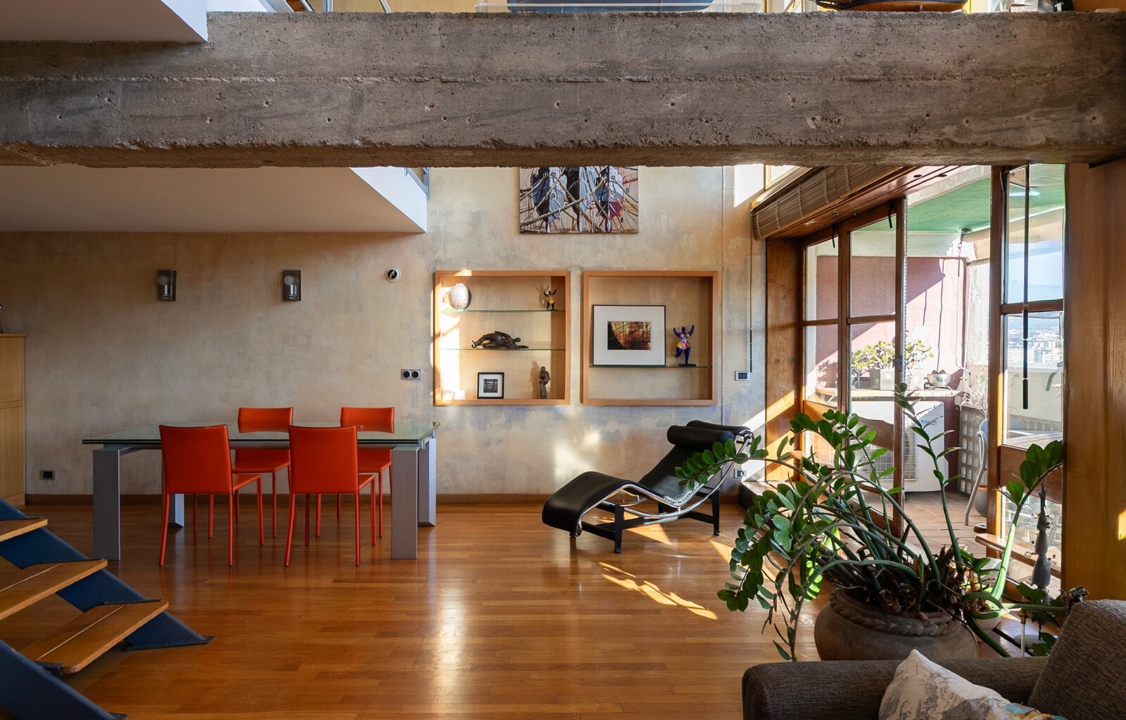 Inside a rare double-height Le Corbusier apartment at Cité Radieuse in Marseille