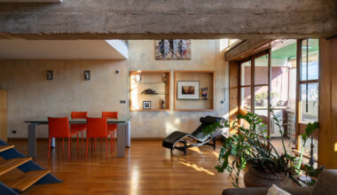Inside a rare double-height Le Corbusier apartment at Cité Radieuse in Marseille