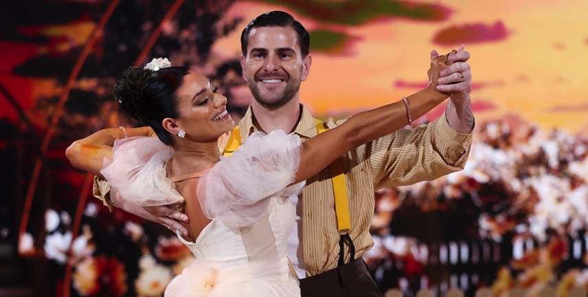 Eric trots onwards as comic Michael Fry is the first celeb to exit Dancing with the Stars