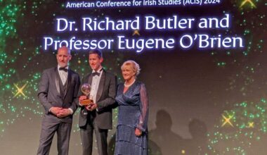 Mary Immaculate College conference has recently been recognised with a Fáilte Ireland Conference Ambassador Award