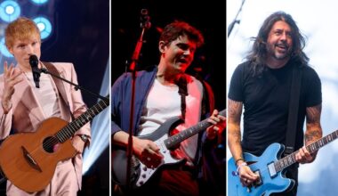The making of John Mayer, Ed Sheeran and Dave Grohl's F1 track