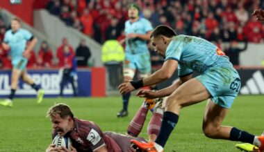 Craig Casey scores twice with scores level in Champions Cup clash – The Irish Times