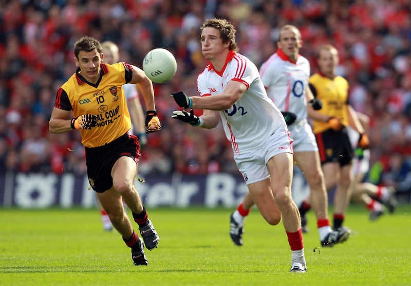 Aidan Walsh in the 2010 All-Ireland football final against Down. Photograph: Donall Farmer/Inpho