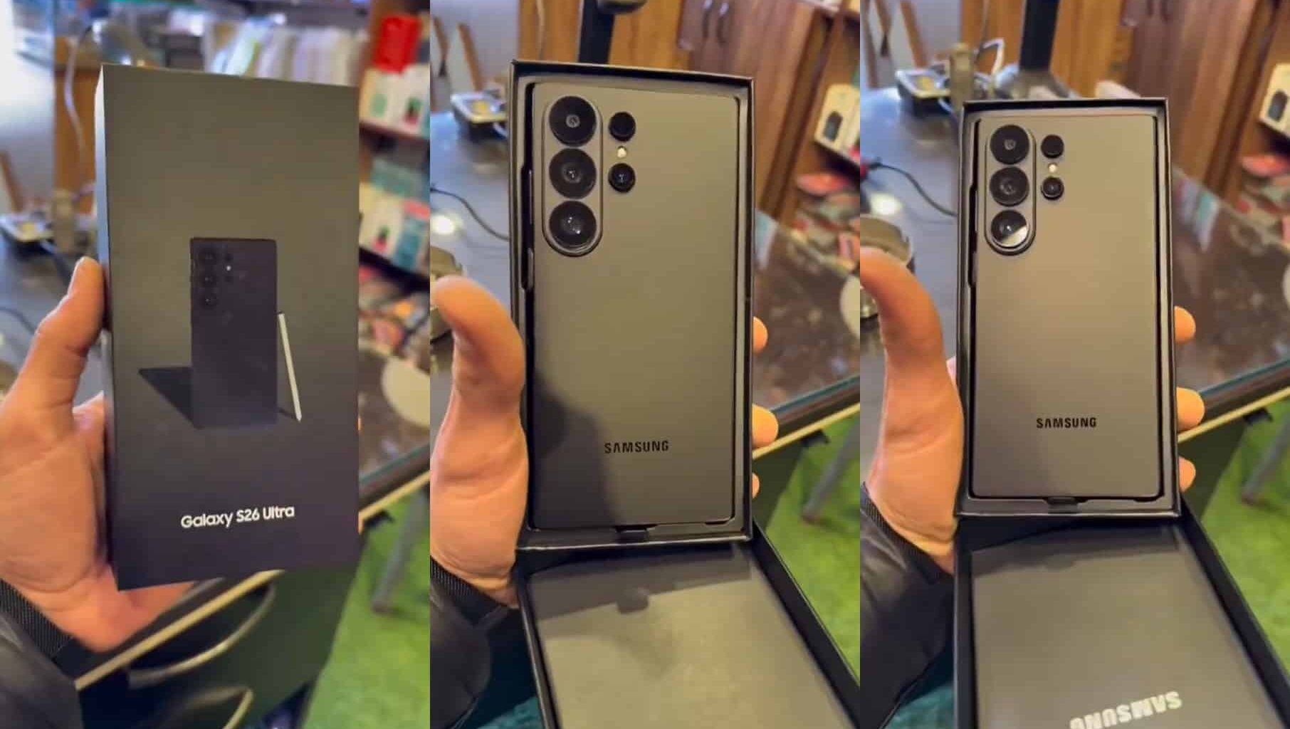 Galaxy S26 Ultra Appears in a Hands-On Video, But It's Likely a Dummy