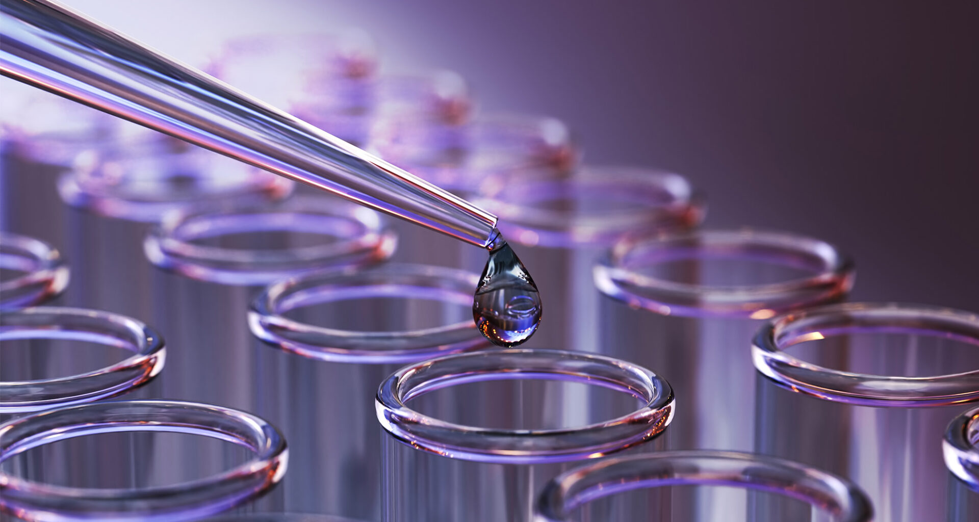 Glass Pipette and Test Tubes.