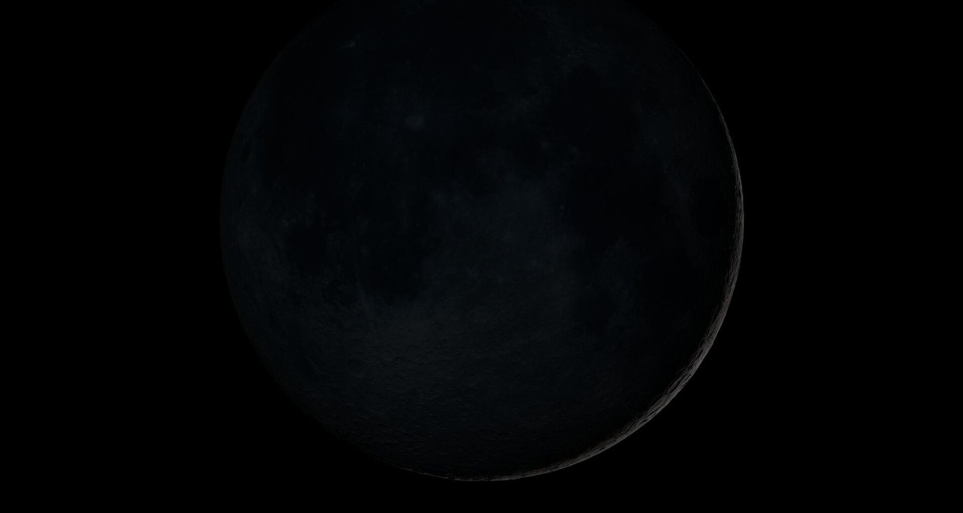 You can't see a black moon but this image shows a very slim crescent of a slightly illuminated moon visible in the days following a black moon.