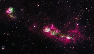 Hubble Telescope Captures Colossal Jet Of Fire From A Baby Star Spanning 32 Light Years