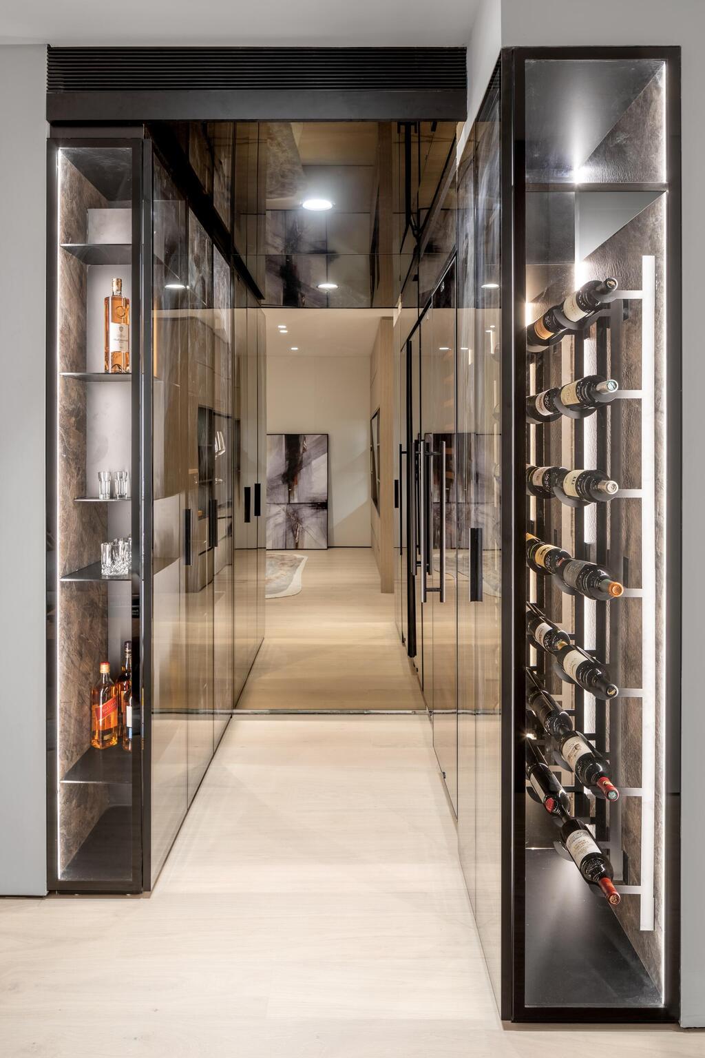 שתי דירות גן שחוברו, צרפתי עמר אדריכלות ועיצוב פנים