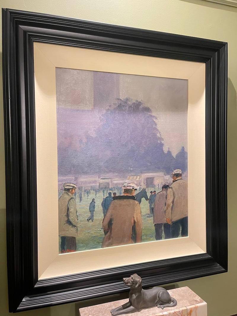 Ballinasloe Horse Fair, Misty Morning (1998) by Alex McKenna