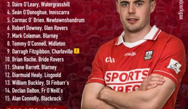 Cork Senior Hurling team to play Waterford has been announced – Cork GAA
