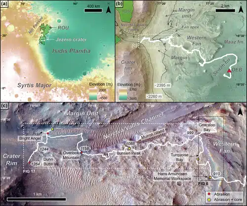 Jezero Crater’s Western Delta And Ancient Channels, Tracing Mars’ Long Water History.