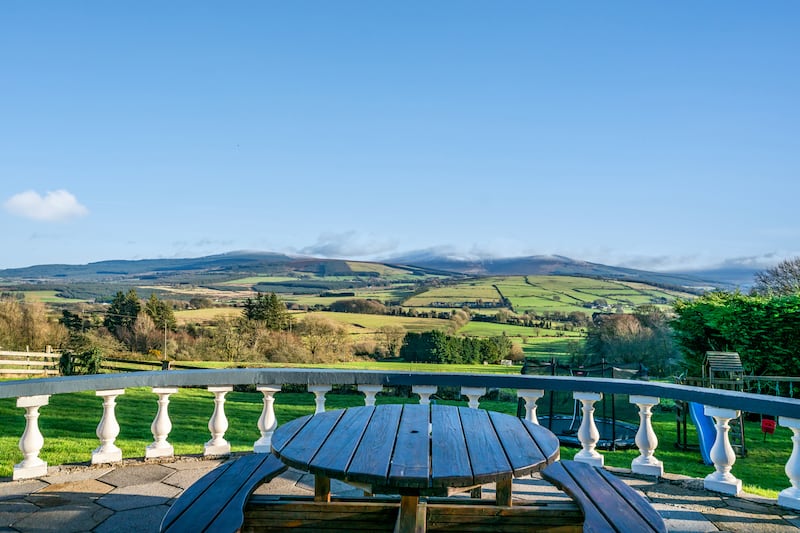 A terrace lies off the reception rooms