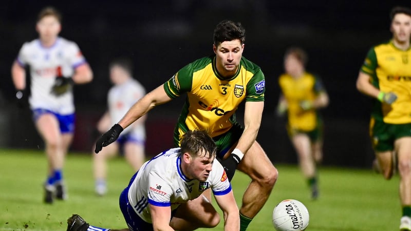 Donegal 2-17 Monaghan 0-11: Ulster champions overpower Monaghan to win Dr McKenna Cup final