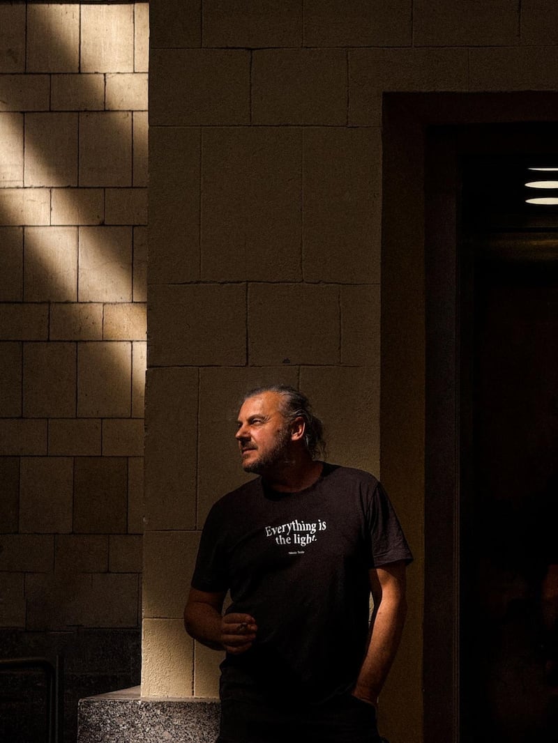 Tomasz Sternicki, the key grip for Hamnet