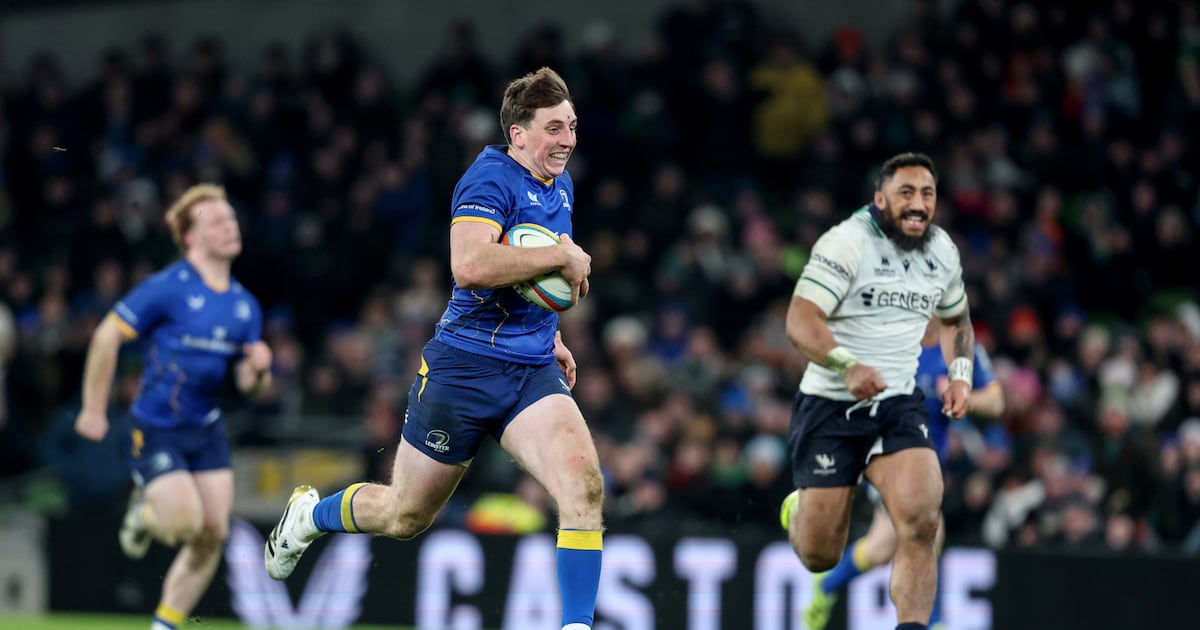 Leinster punish deflated Connacht with eight-try Aviva demolition – The Irish Times