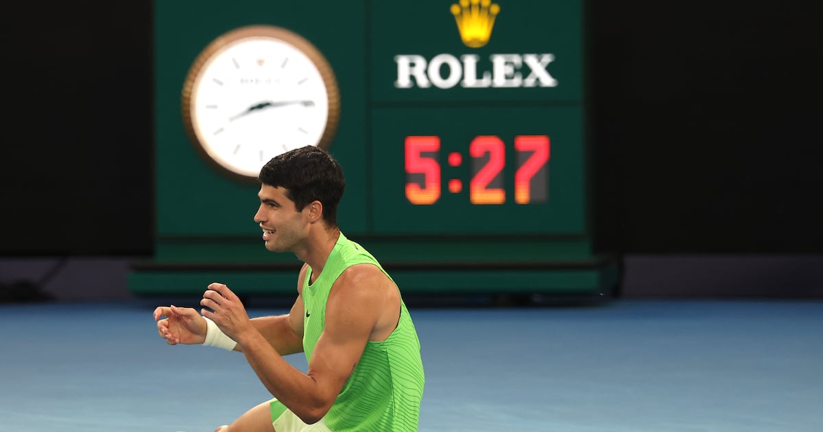 Carlos Alcaraz breaks Zverev’s heart after surviving cramp to win five-set epic – The Irish Times