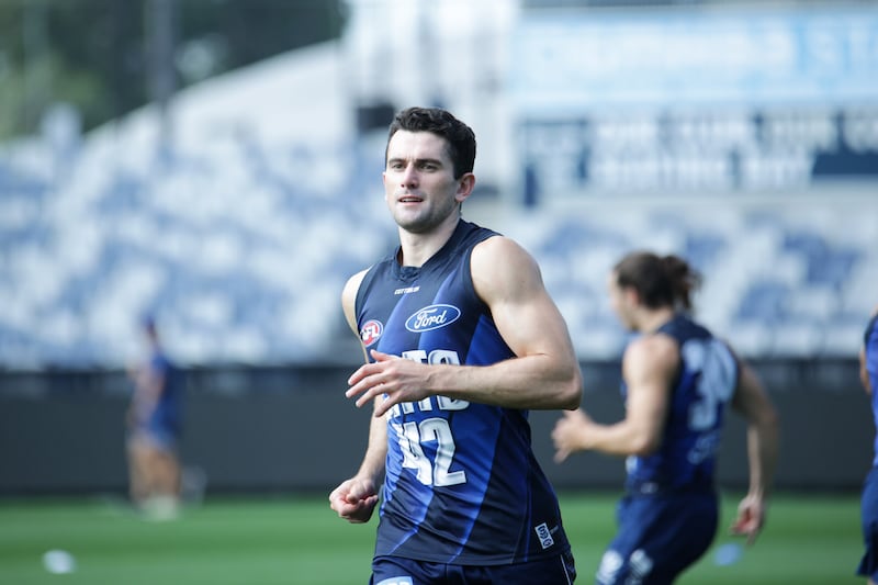 Mark O'Connor scored a goal on his 100th appearance for Geelong