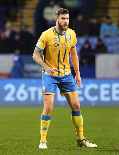 Mansfield Town's Ryan Sweeney against Bolton. Photograph: Harry McGuire - CameraSport via Getty