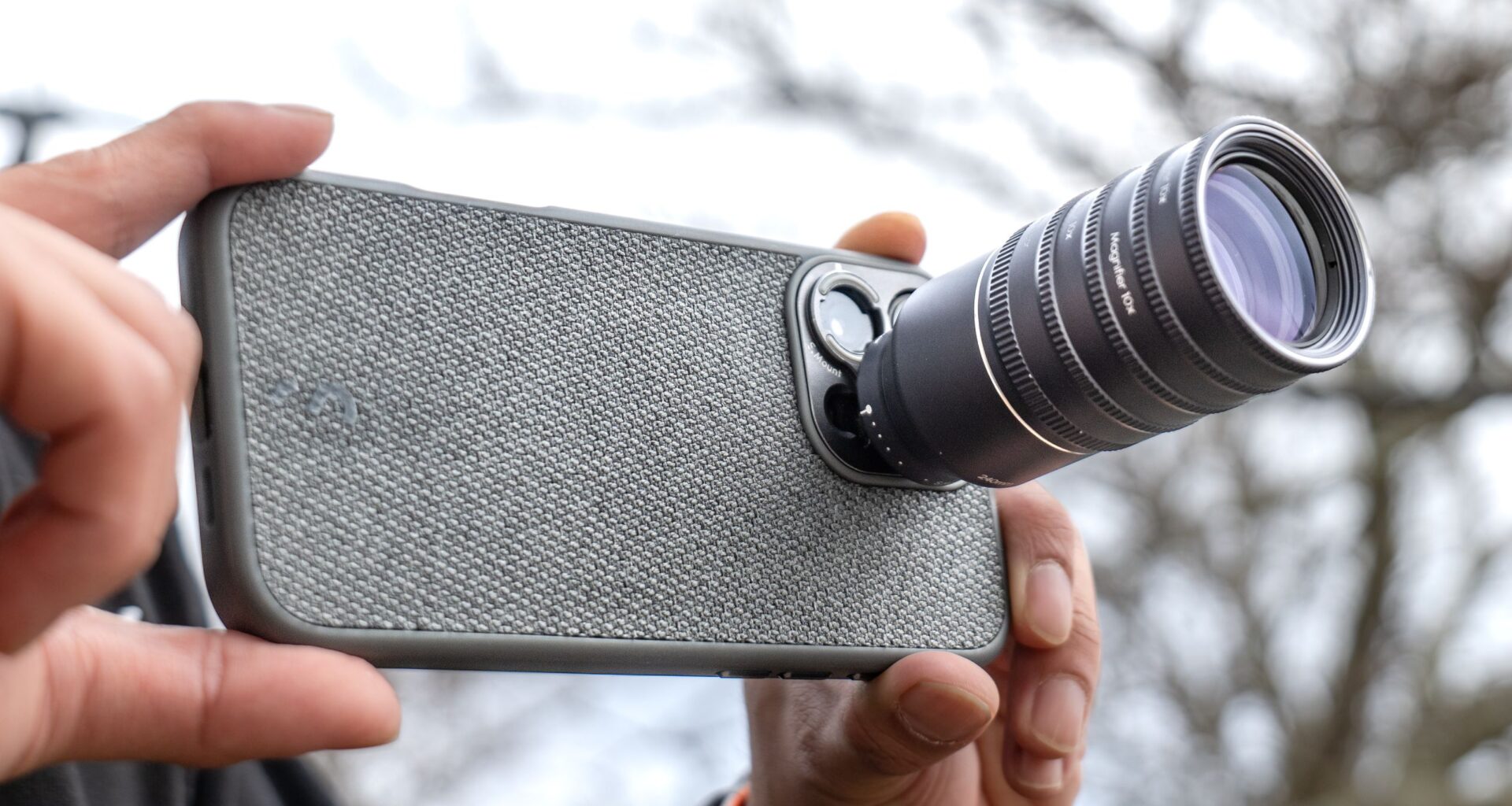 I added a 10x optical zoom to my iPhone with this attachable lens — but it has a more amazing trick up its sleeve