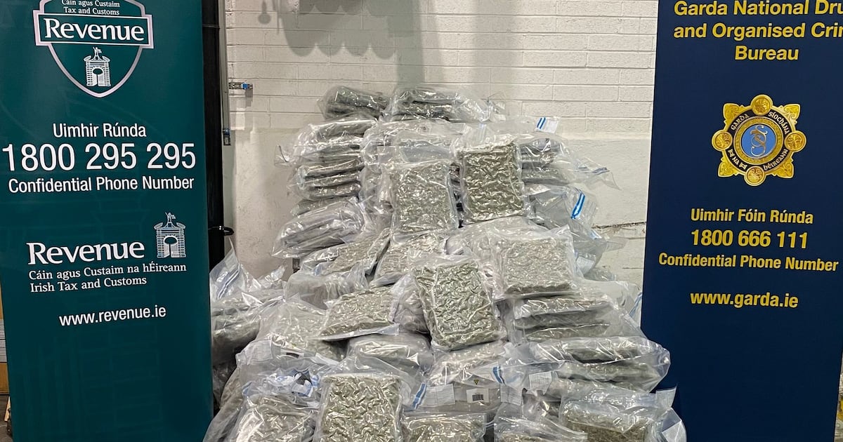 Gardaí seize cannabis worth €10m after raid in Co Louth – The Irish Times