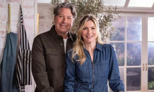 Lisa Faulkner and John Torode Lisa Faulkner and John Torode