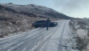 Traffic news: Lough Salt Road closed due to icy conditions 