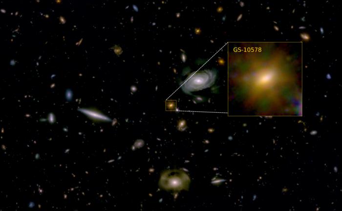 Ancient “dead galaxy” starved by its supermassive black hole