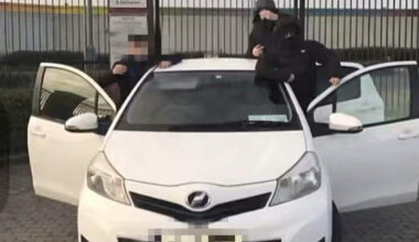 Lucky Dip gang taunt gardai by posing with stolen car outside Oberstown Detention Centre