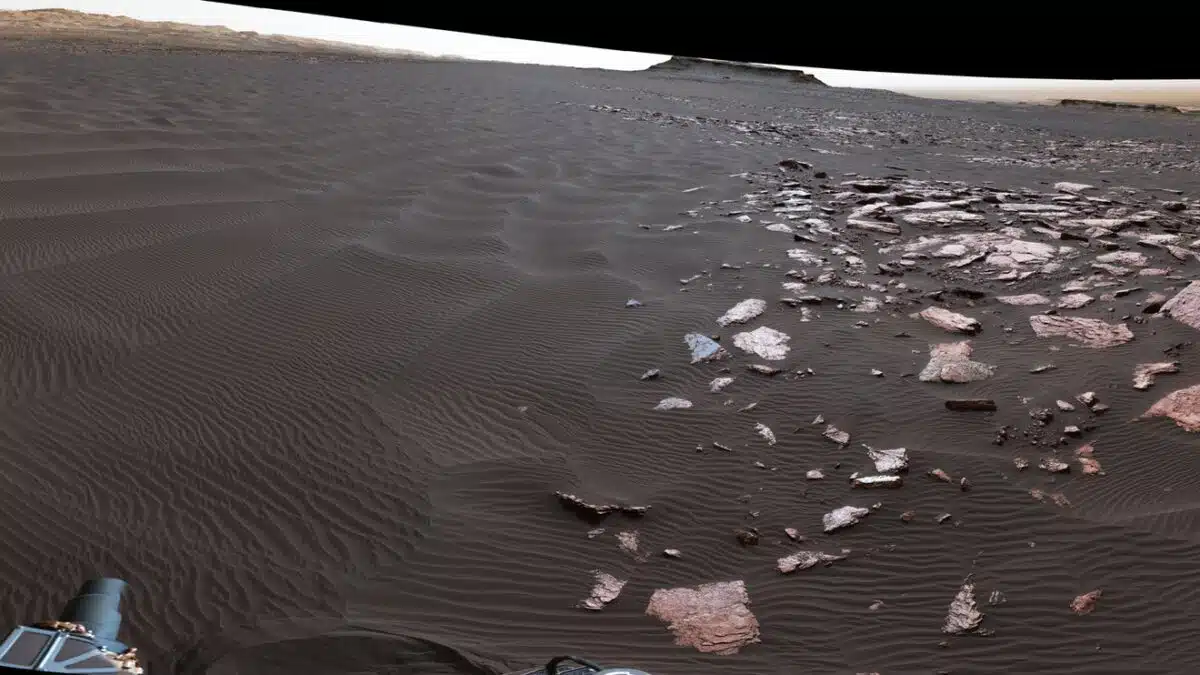 Nathan Bridges Dune A Rippled Band Of Dark Martian Sand, Fills This Mastcam Panorama From Nasa’s Curiosity Rover